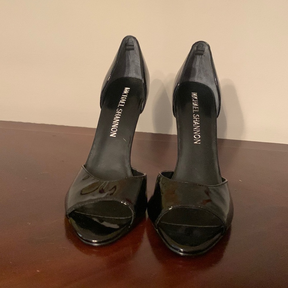 Michael Shannon, Black Glossy High Heels, 6.5M